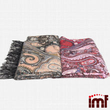 Модное кашемировое одеяло-шаль с пейсли